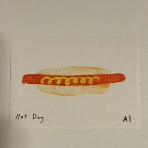 Ana Inciardi Mini Print, Hot Dog